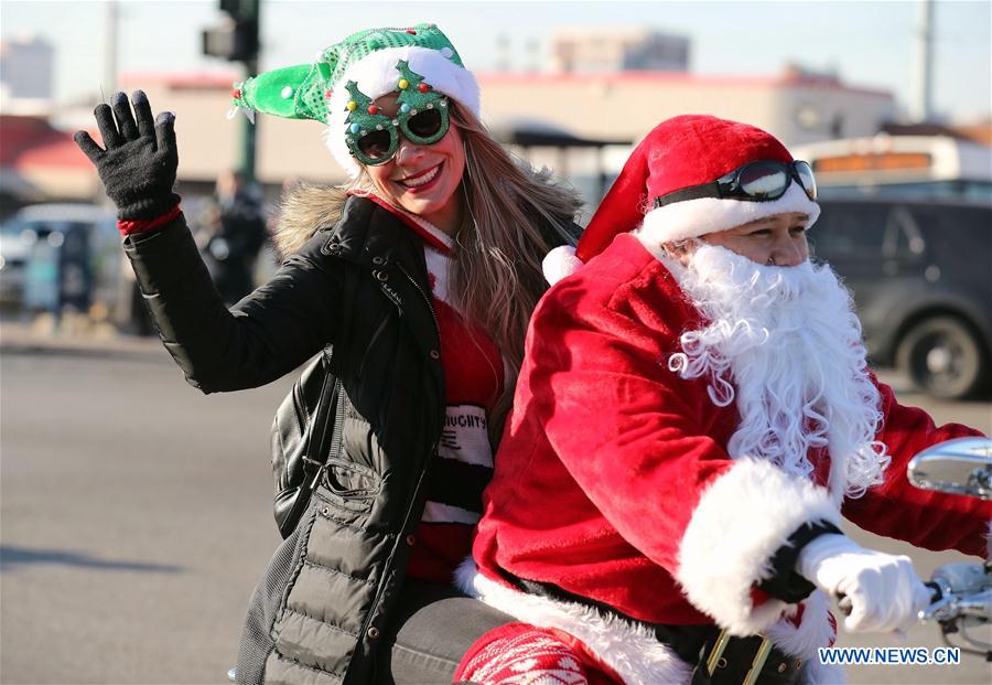 Chicagoland Toys for Tots Motorcycle Parade held in US