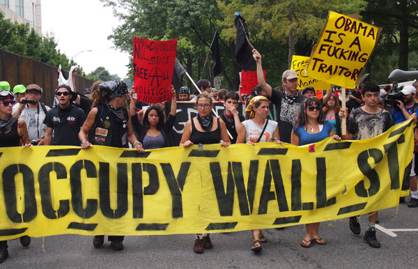 Protesters rally in Charlotte