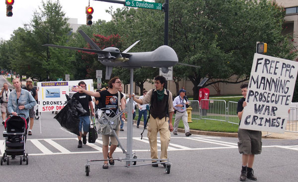 Protesters rally in Charlotte