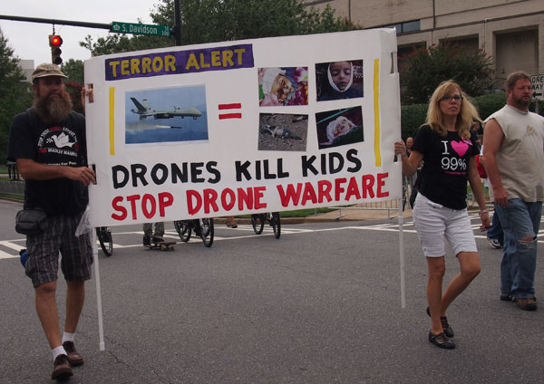 Protesters rally in Charlotte