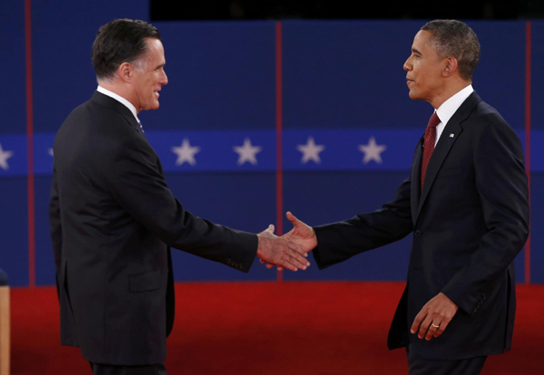 Obama, Romney kick off high-stake second debate