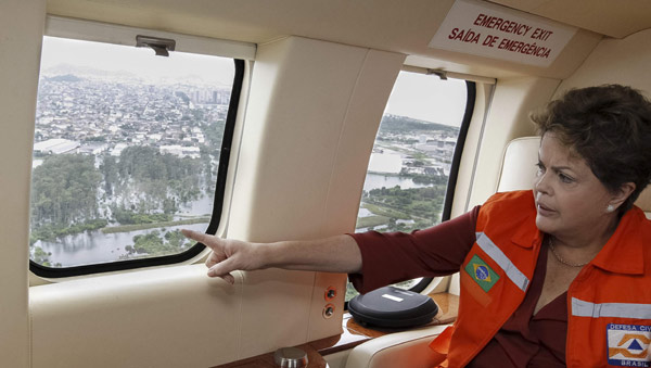 Death toll climbs to 45 in Brazil floods