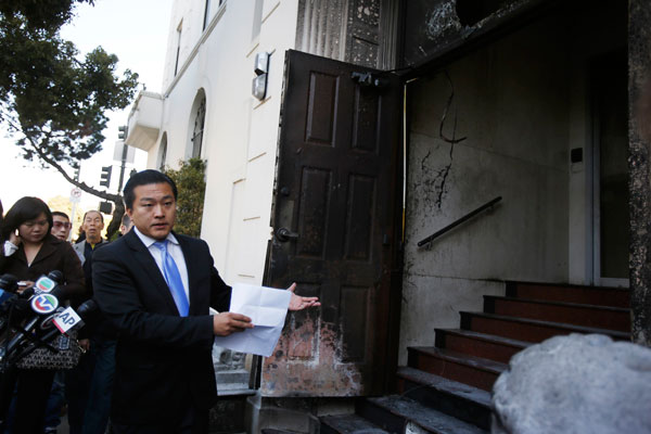 Arrest made in consulate fire in California