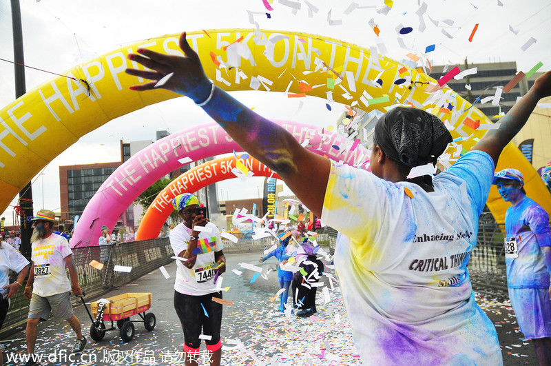 Color Run in Birmingham, Alabama