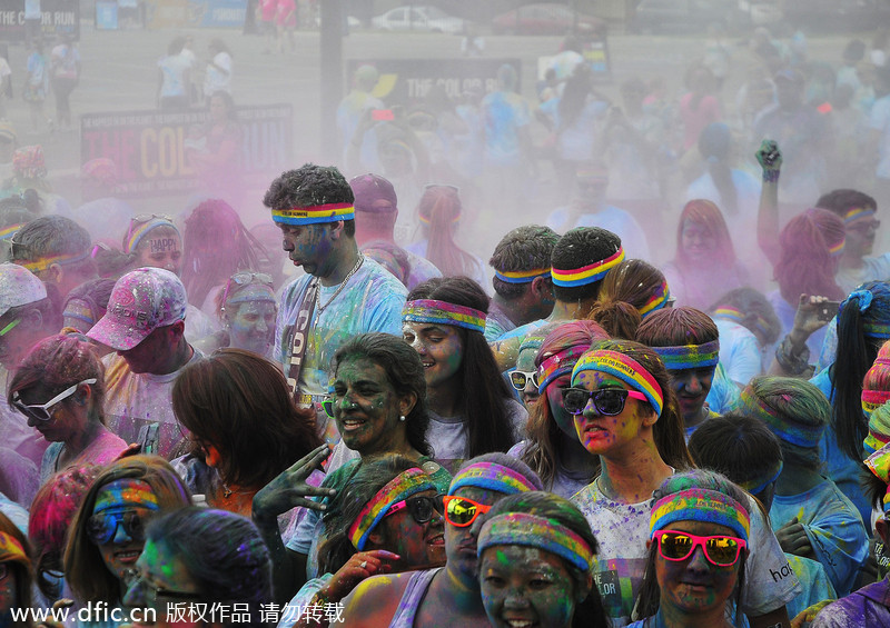 Color Run in Birmingham, Alabama