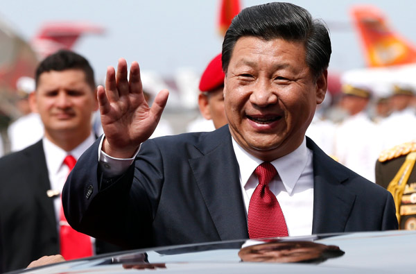 Xi in Venezuela for third stop on Latin tour