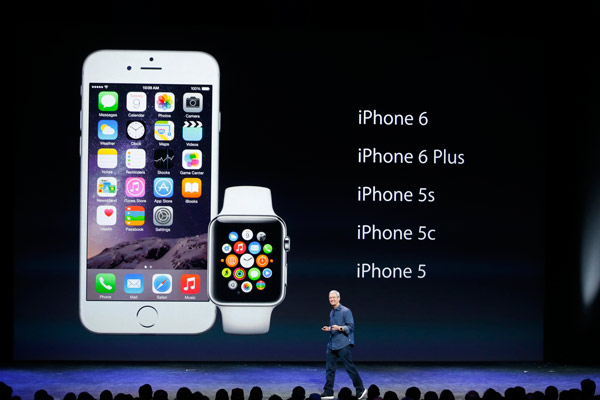 Apple unveils 2 new iPhones, watch and payment system