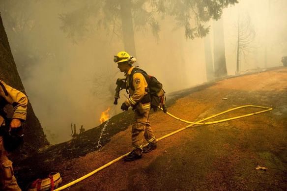 King Fire ravages California