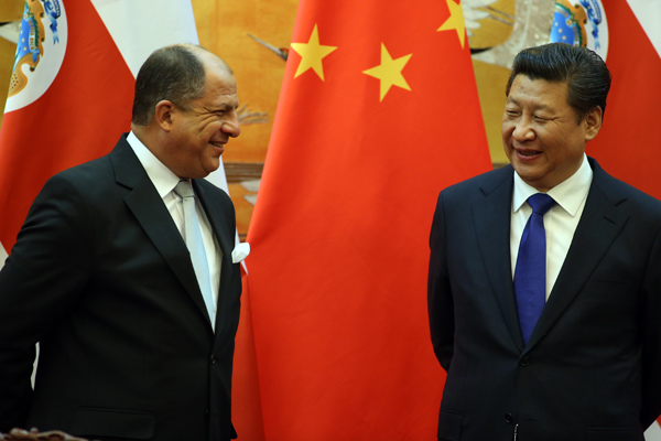 China, Costa Rican relation visionary