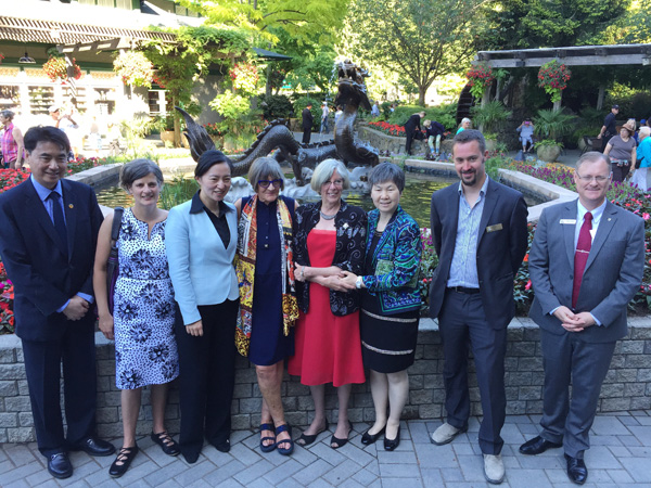 Butchart Gardens welcomes a dragon