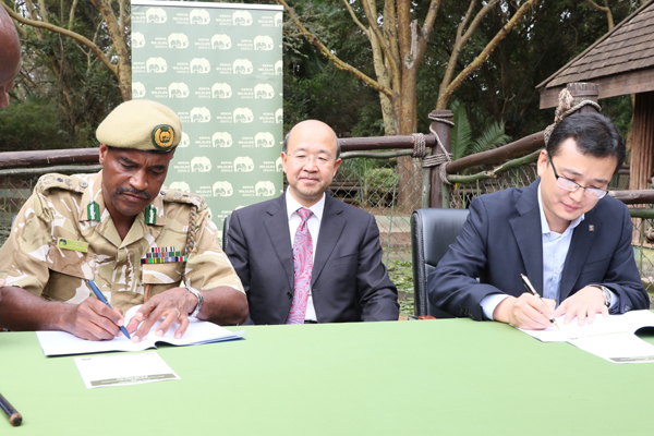 China donates towards Kenya's wildlife protection