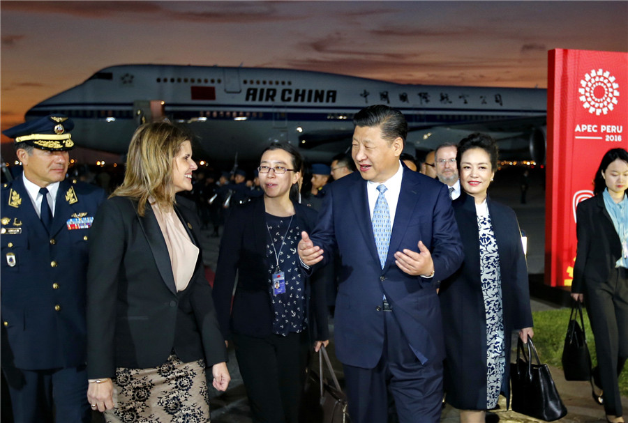 Xi talks global issues at APEC in Peru