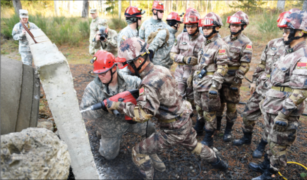 Seriousness, fun in joint military exercises