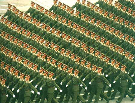 Military parade on October 1, 1999