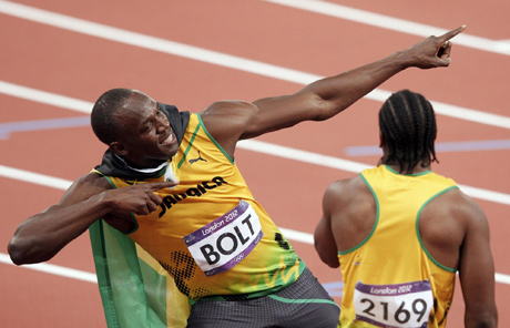 Usain Bolt did it again