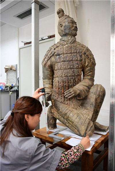 Restoring color to China's Terracotta Warriors