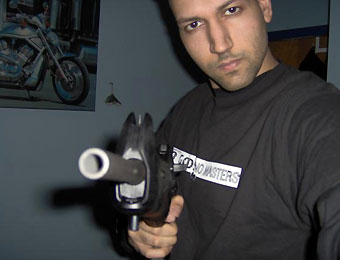 An undated photo from the internet website vampirefreaks.com shows Montreal school killer Kimveer Gill.