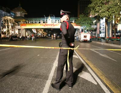 The world welcomed 2007 with skyrockets and rock concerts but in some corners of the globe, the New Year was marked by saber-rattling and bombings.