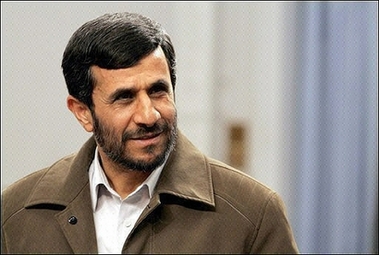 Iranian President Mahmoud Ahmadinejad during a meeting in Tehran on 6 March. The United States has said it would expedite Ahmadinejad's request for a visa to address the UN Security Council when it votes on a new sanctions resolution against his country next week.(AFP