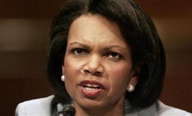 Secretary of State Condoleezza Rice testifies before the Senate Appropriations Foreign Operations Subcommittee on Capitol Hill, May 10, 2007.