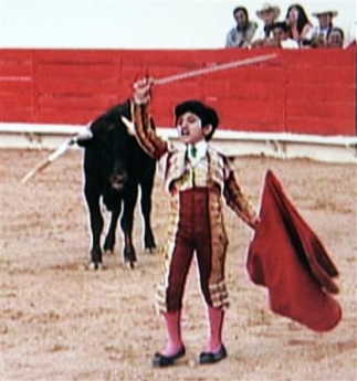 9-year-old veteran bullfighter