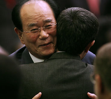 Kim Yong Nam at Non-Aligned Movement summit