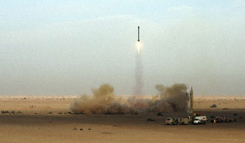 Iran fires long-range missile