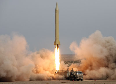 Iran fires long-range missile