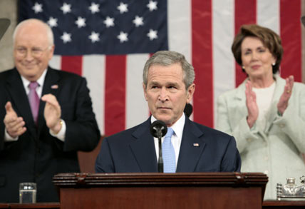 Bush delivers annual State of the Union speech