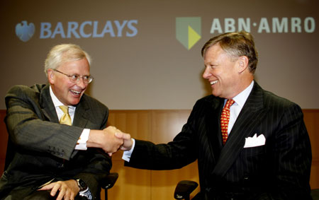 ABN Amro, Barclays agree to merge