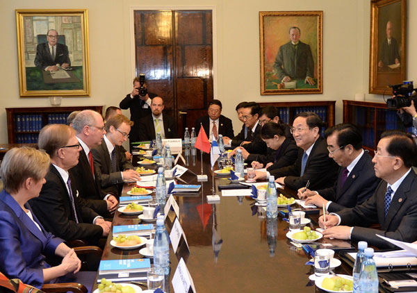 China, Finland stress importance of free trade