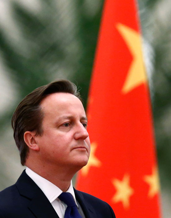 Chinese premier meets Britain's Cameron