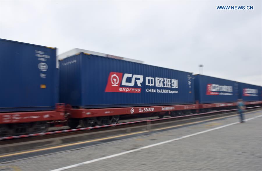 New Sino-European freight train leaves from Shenzhen