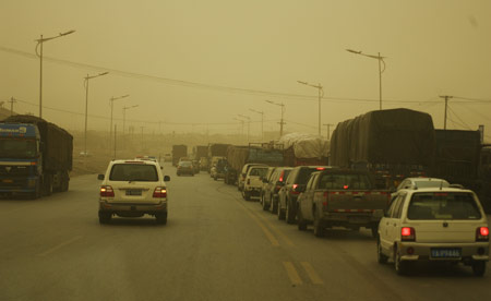 Sandstorm hits Inner Mongolia Autonomous Region