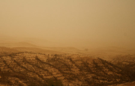 Sandstorm hits Inner Mongolia Autonomous Region