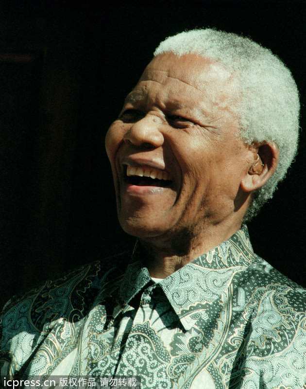 In memory of Nelson Mandela