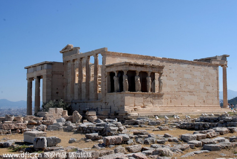 Historic relics in Athens