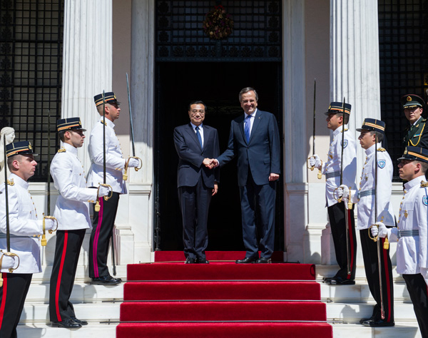 Chinese, Greek PMs meet to enhance ties, cooperation