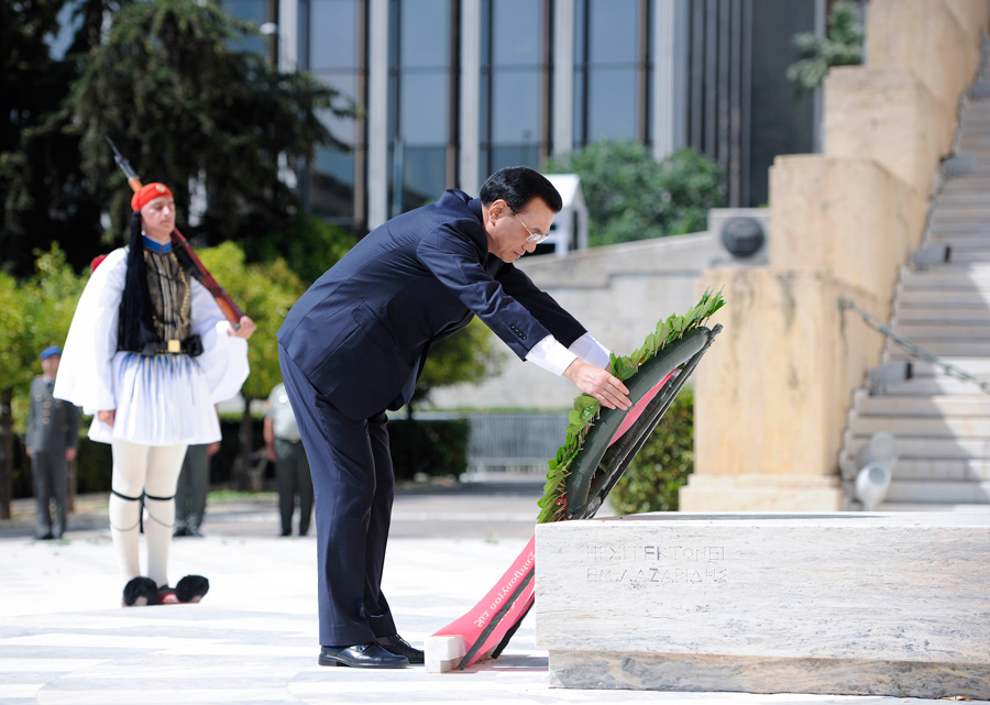 In photos: Premier Li Keqiang's Greece visit