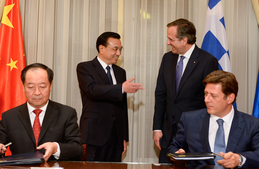 In photos: Premier Li Keqiang's Greece visit