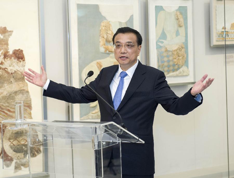 Premier Li calls for closer cultural exchanges with Greece