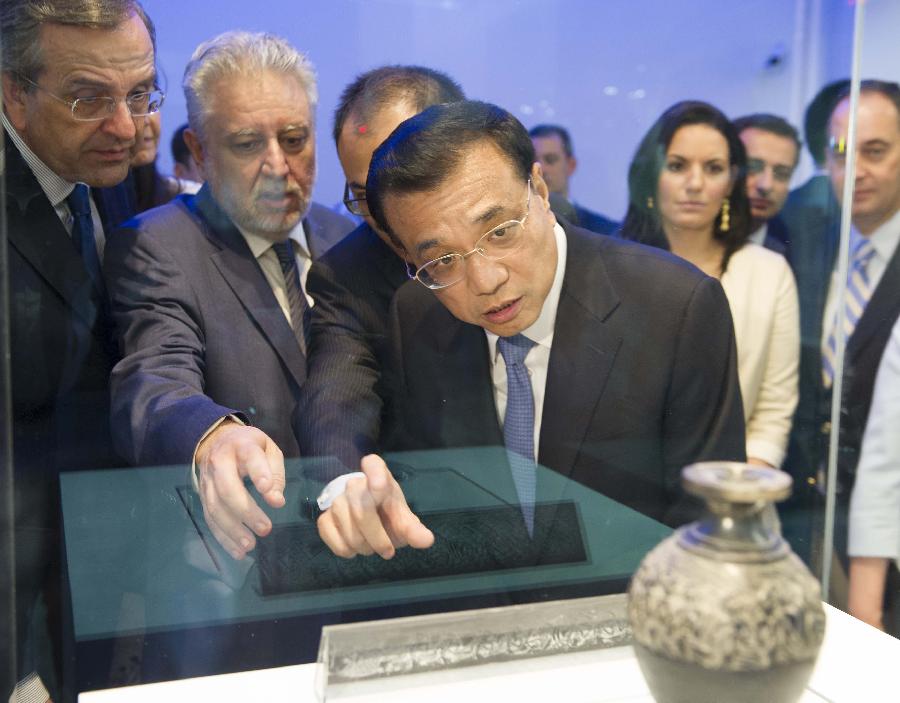 Premier Li calls for closer cultural exchanges with Greece