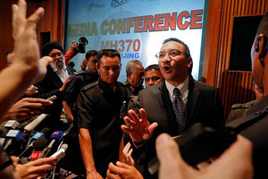 Malaysia denies lost plane flew on for hours