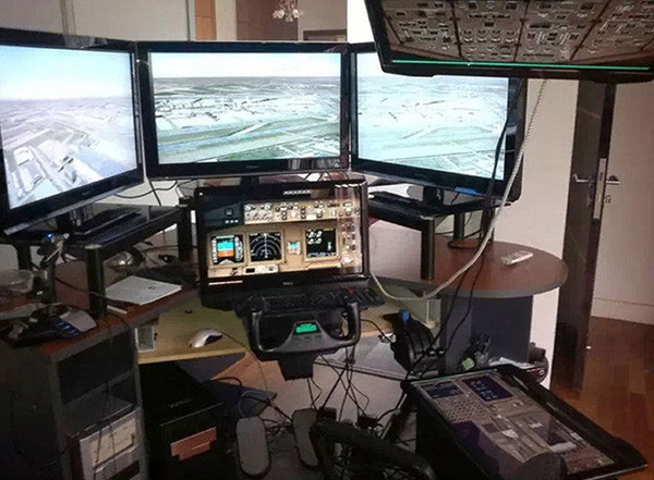 Files deleted from pilot's flight simulator