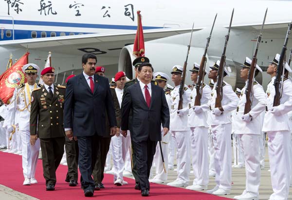 Xi's visit lifts Venezuelan ties