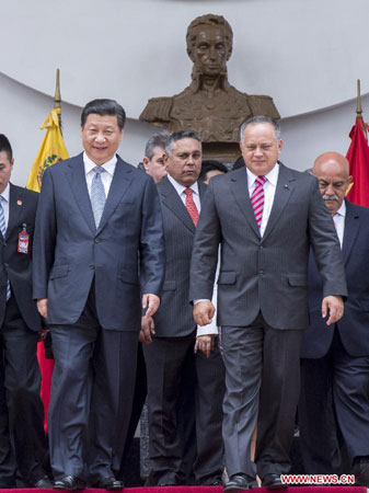 Xi urges stronger parliamentary exchanges between China, Venezuela