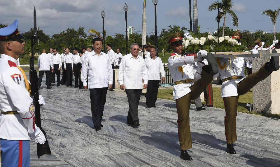 Chinese president visits Cuba's Heroic City