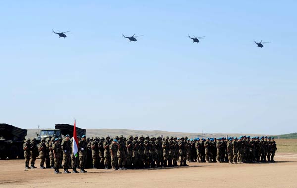 Peace Mission - 2014 military drill ends in China's Inner Mongolia