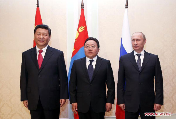 Xi calls for economic corridor with Russia and Mongolia