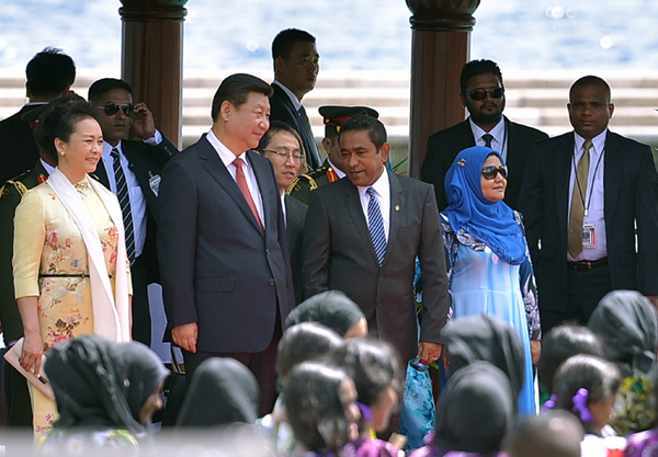Xi eyes infrastructure in Maldives